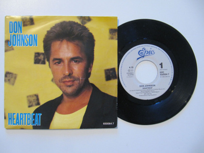 Don Johnson – Heartbeat 7" sinkku