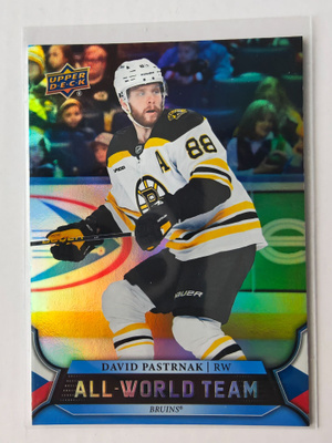 David Pastrnak 2025-26 UD Extended Series All World Team