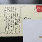 KUOPIO TORI 1953 KULKENUT POSTIKORTTI - pikkukuva 2