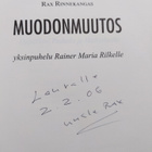 Rax Rinnekangas : Muodonmuutos : yksinpuhelu Rainer Maria... - pikkukuva 3