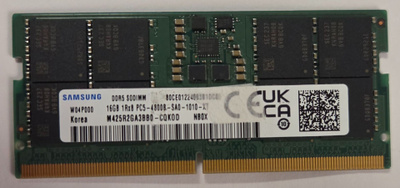 16Gt DDR5 4800MHz So-Dimm muistikampa -Samsung