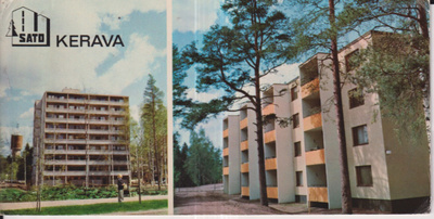 Kerava, SATO,, monikuvakortti , e25