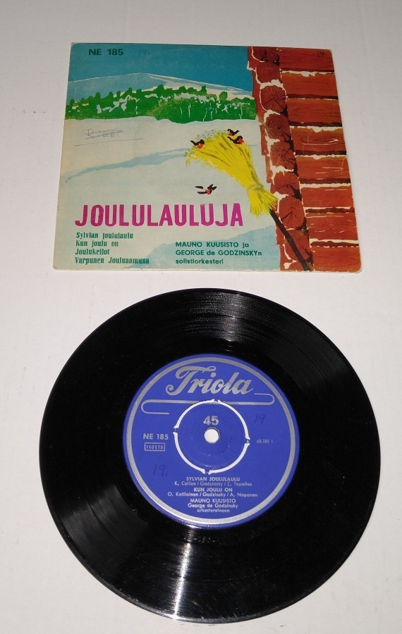 JOULULAULUJA 7" SINGLE 45 TRIOLA NE 185