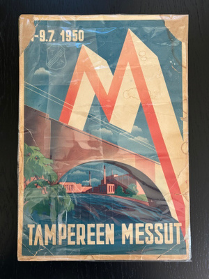 Tampereen Messut 1950 vanha mainos