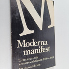 Gunnar Qvarnstrom : Moderna manifest : litteratur- och ko... - pikkukuva 1