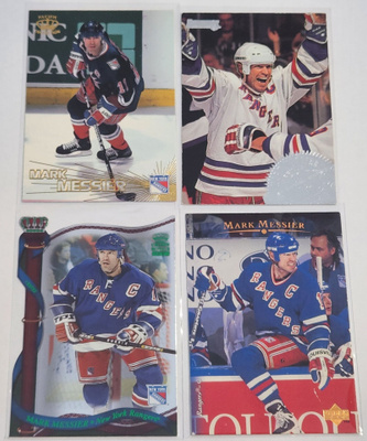 Mark Messier Jääkiekkokortit 4 x Rangers