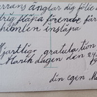 Pikkuleidi ja -herra tuomassa kukkia, k. k-k 1914 - pikkukuva 2