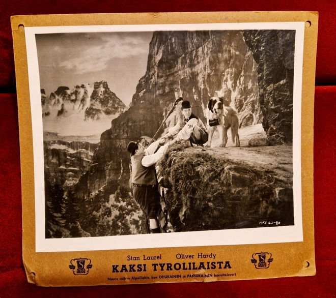 Suomi-filmin mainoskuva 1930-luvun lopusta