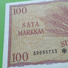 Sileä hyväkuntoinen "tähti"-SATA MARKKAA 1957 - pikkukuva 4