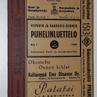 Viipurin ja Kaakkois-Suomen puhelinluettelo No 1 1943 (1989) - pikkukuva 1