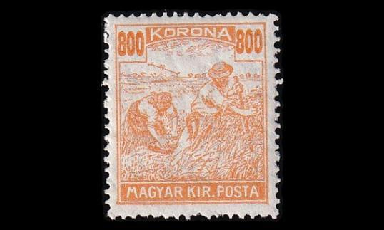 Unkari 395 ** Viikatemies 800 Kr (1924)