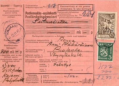 M30 1946 postiennakkopaketti