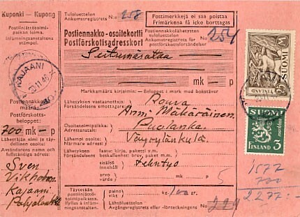 M30 1946 postiennakkopaketti
