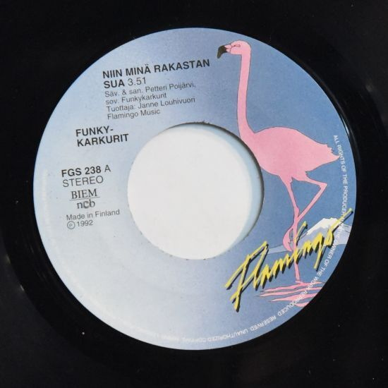 Single: Funkykarkurit - Niin minä rakastan sua / Anna