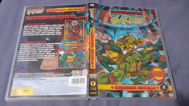 Teenage Mutant Ninja Turtles Konnamaisia Seikkailuja DVD