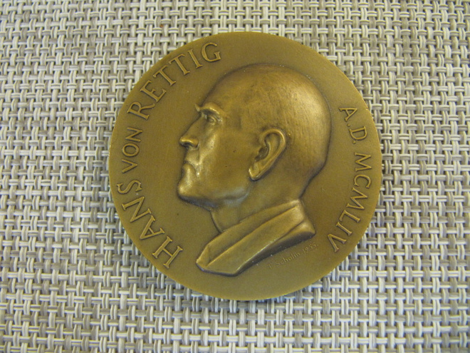 Hans von Rettig mitali 1955 /T.Schalin 1955.