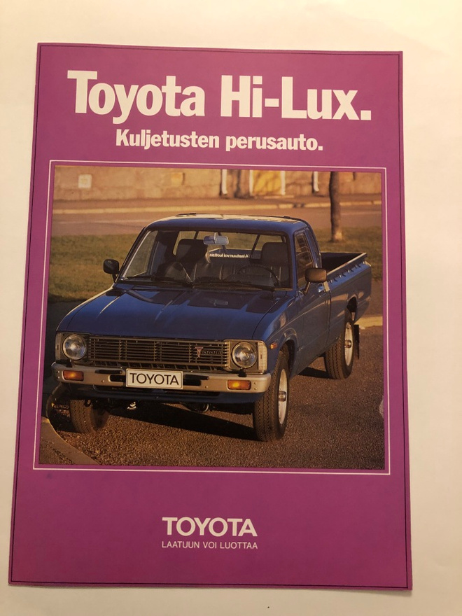 Myyntiesite - Toyota Hi-lux - 1980