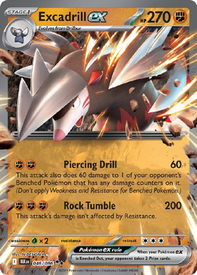 Excadrill ex 046/086 - Black Bolt - NM/M