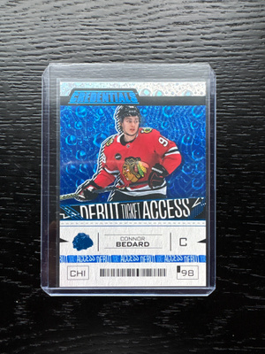 2023-24 Upper Deck Credentials Blue #198 Connor Bedard /149