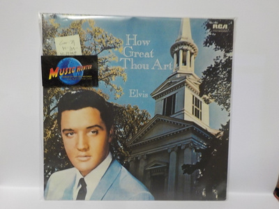 ELVIS - HOW GREAT THOU ART M-/M- SAKSA 1981 LP