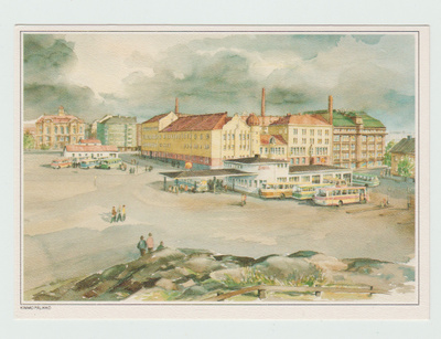 ** Kimmo Pälikkö : Helsinki -Linja-autoasema  1196