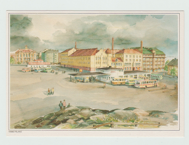 ** Kimmo Pälikkö : Helsinki -Linja-autoasema  1196