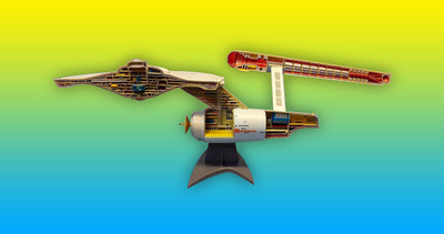 USS Enterprisen pienoismalli