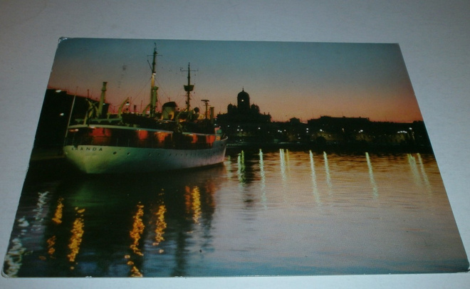 Helsinki, Eteläranta, Aranda etualalla, väripk, p. 1968