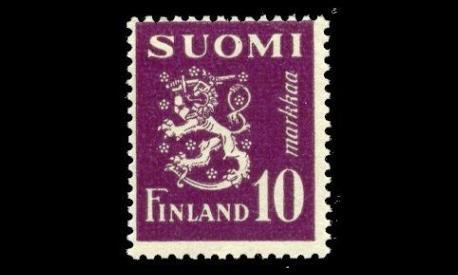 325 ** Leijona 10 mk violetti (1947)