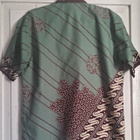 Vintage, hippi ajan kauluspaita, batiikki - pikkukuva 4