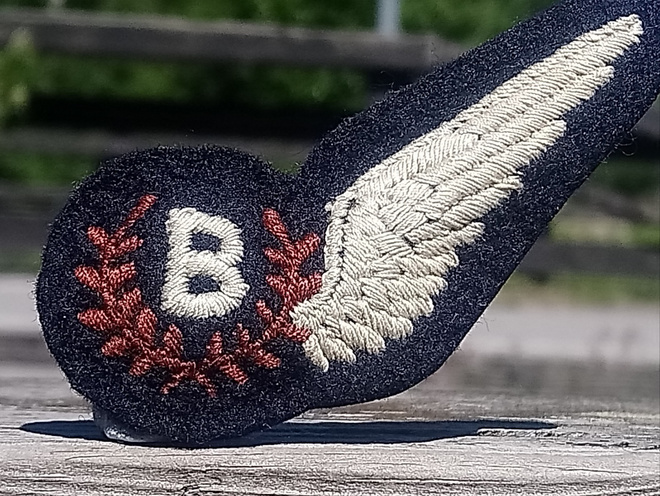 Kankainen Ilmailumerkki. Halkaisija - 86 mm.