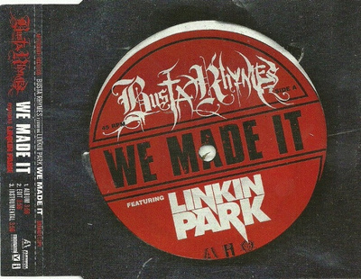 Busta Rhymes Feat Linkin Park - We Made It CD single PROMO
