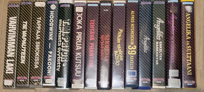 VHS 14 Magnum Video FIx kasettia