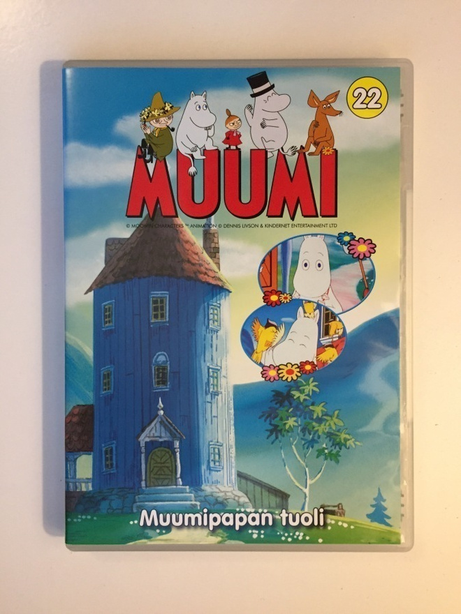 Muumi 22 - Muumipapan tuoli (DVD) Puhuttu Suomeksi