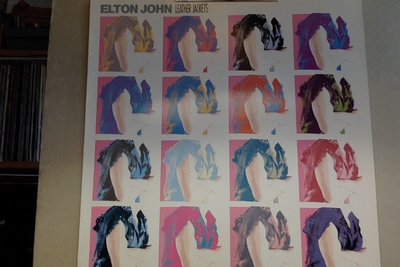 ELTON JOHN :: LEATHER JACKETS :: VINYYLI LP 1986