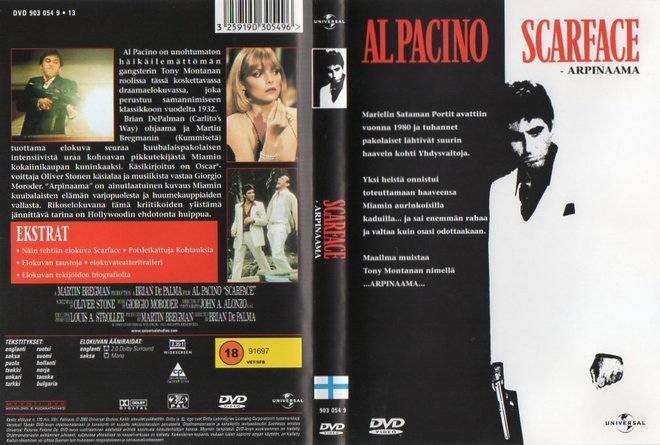 Scarface-Arpinaama (Al Pacino, Michelle Pfeiffer(4542)