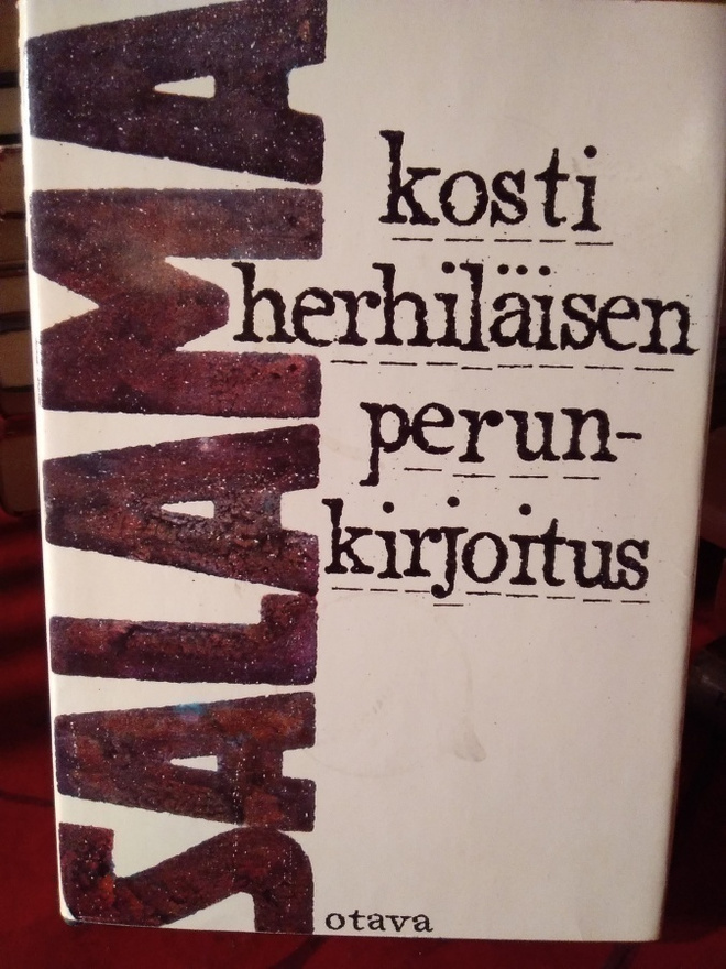 HANNU SALAMA : KOSTI HERHILÄISEN PERUNKIRJOITUS