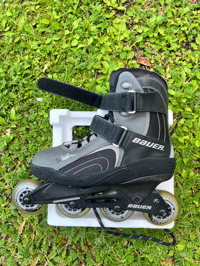 Bauer rullaluistimet koko 39 musta/harmaa
