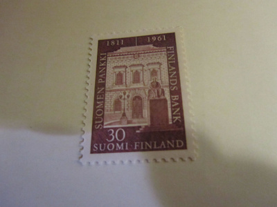1961 suomen pankki 150 vuotta , postituore