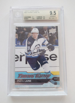 2016-17 Upper Deck Young Guns Patrik Laine #451 BGS 9.5 GEM