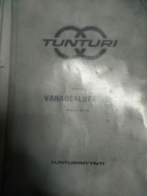 Digi versio Tunturi Varaosaluettelo 1972