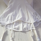 Valkoinen Bodysuit / Bodystocking / Korsetti body 75C - pikkukuva 4