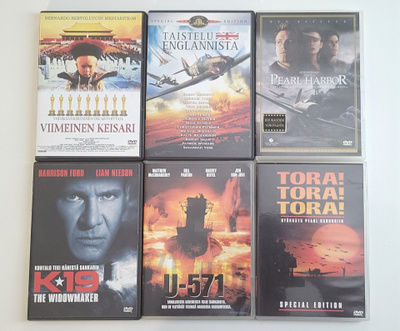 DVD-elokuvia 3 € / Kpl