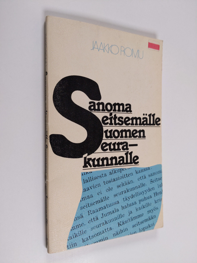 Jaakko Romu : Sanoma seitsemälle Suomen seurakunnalle