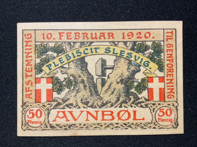 Schleswig Holstein 50 Pfennig 10.2.1920