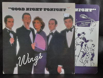 Paul McCartney & Wings - Good night tonight 12"