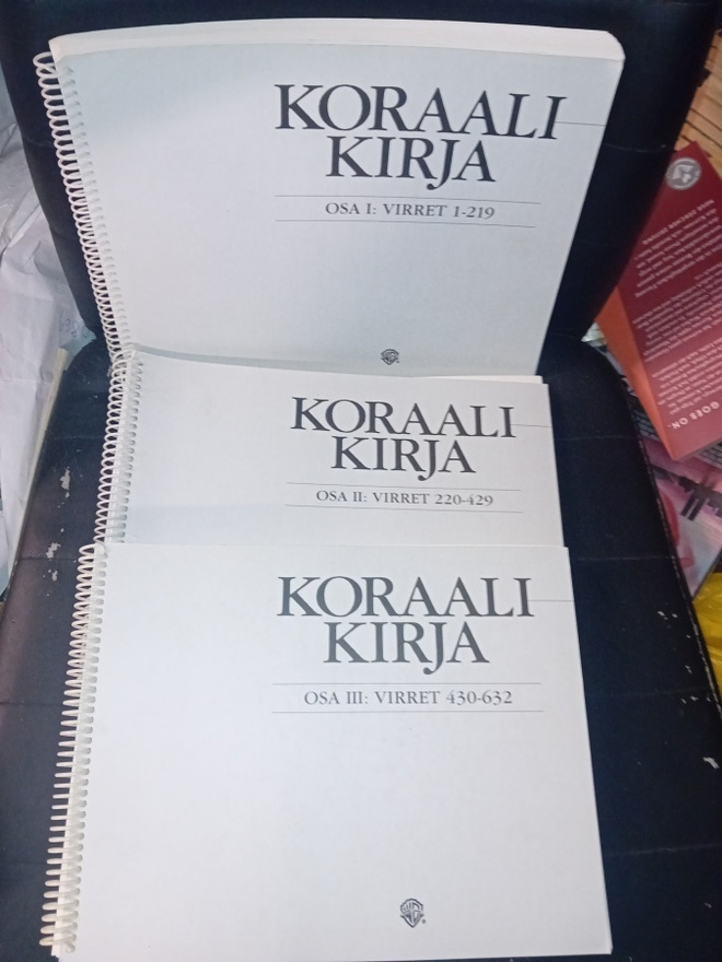 Koraalikirja I-III virret 1-632 ( 2000 Warner ) SIS POSTIKUL