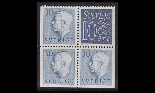 Ruotsi 427HB6 ** Gustaf vihkolehti (1957)