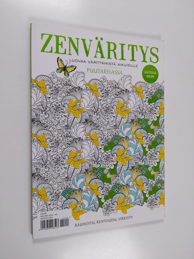 Zenväritys : Luovaa värittämistä aikuisille : Puutarhassa