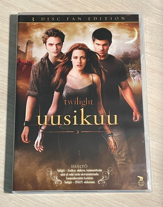 Twilight - Uusikuu (2009) Fan Edition (3DVD)